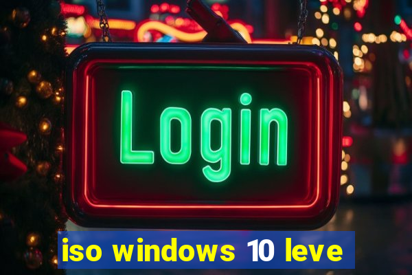 iso windows 10 leve